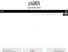 Tablet Screenshot of garenjewellery.com.au